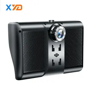 뜨거운 판매 OEM 및 ODM 운전 레코더 대시 카메라 7 인치 풀 HD 자동차 블랙 박스 자동차 DVR 카메라 듀얼 렌즈 대시 캠