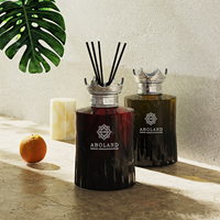 50ml 100ml bouteille de bâtons de parfum d'aromathérapie en verre personnalisé 150ml 200ml bouteille de diffuseur de roseau vide en verre cylindrique blanc