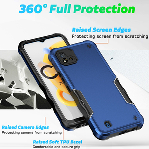 <span class=keywords><strong>เ</strong></span>คสโทรศัพท์สองชั้นกันกระแทกสำหรับ Oppo Realme C11(2021) C12 C21Y 15 25 35 30 33 30 30S - Product Image 2