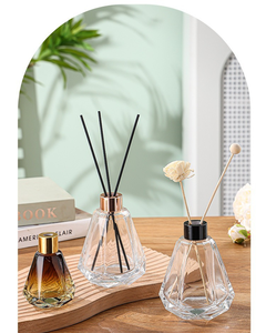 Round <b>Glass</b> <b>Bottle</b> <b>Brown</b> Aromatherapy Diffuser Volatile <b>Bottles</b> Rattan Cosmetic Packaging - Product Image 6