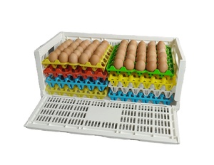 Caja de plástico de gran oferta para bandejas de huevos, cajas de almacenamiento de plástico plegables, malla ventilada, cajas de plástico plegables - Product Image 2