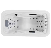 Baignoire de massage en acrylique pour une personne Baignoire de massage Jaccuzi Baignoire de spa Mini piscine Idromassaggio Jacuzzis
