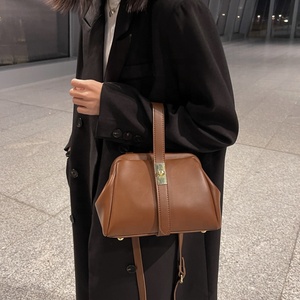 <span class=keywords><strong>Sac</strong></span> Messager Rétro en <span class=keywords><strong>Cuir</strong></span> PU, <span class=keywords><strong>Sac</strong></span> à Main Pochette Luxe pour Femmes, Petit <span class=keywords><strong>Sac</strong></span> Bandoulière Élégant - Product Image 2