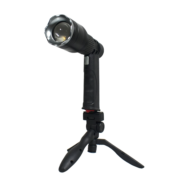 360 Light Super Bright Rechargeable Zoomable Torch LED Portable Flashlight With USB Charging Line