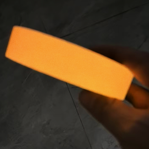 Xuri Tùy Chỉnh Màu Cam Mờ PVC Chịu Mài Mòn Băng Cuộn Sáng Cảnh Báo Cầu Thang Chống Trượt Băng - Product Image 2