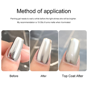 <span class=keywords><strong>Vernis</strong></span> à ongles gel UV métallique <span class=keywords><strong>rose</strong></span>, effet <span class=keywords><strong>miroir</strong></span> super brillant, chrome, art des ongles français, <span class=keywords><strong>vernis</strong></span> à ongles qui s'enlève par trempage, non toxique, végétalien - Product Image 4