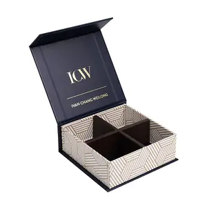 Box printing golden supplier biodegradable chocolate bonbon box for wedding