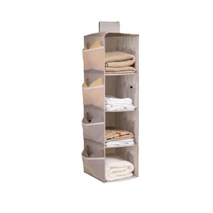 Plegable 3/4/5 Oxford capas <span class=keywords><strong>de</strong></span> tela no tejida armario colgante <span class=keywords><strong>ropa</strong></span> <span class=keywords><strong>interior</strong></span> sujetador artículos diversos bolsa <span class=keywords><strong>de</strong></span> almacenamiento <span class=keywords><strong>organizador</strong></span> <span class=keywords><strong>de</strong></span> armario - Product Image 5