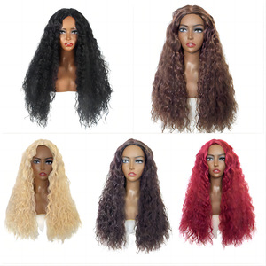 Perruque de cosplay longue de 70 cm, lisse et soyeuse, cheveux synthétiques ondulés Afro Passion Twist, style Boho Bomb, pour tresses au crochet - Product Image 3