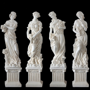 Ensemble de statues de <span class=keywords><strong>déesses</strong></span> <span class=keywords><strong>et</strong></span> de <span class=keywords><strong>dieux</strong></span> grecs classiques, sculpture de jardin en fibre de verre pour la décoration de villa - Product Image 4
