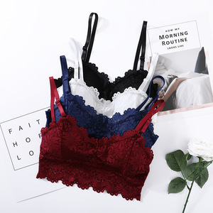 Women Lace <b>Bra</b> <b>Push</b> <b>up</b> Tops <b>Wireless</b> Lingerie Sexy Women Bralette Female Underwear Full Cup Comfortable <b>Bra</b> Without Underwire - Product Image 4