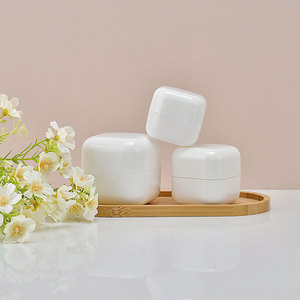 Empty Square Plastic Travel <strong>Containers</strong> 5g-100g Hair Cream Lotion <strong>Sample</strong> Holders Cosmetic Jars with PP Base Inner Liner Included - Product Image 6