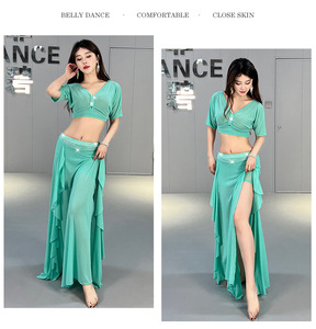 2024 alta qualità nuova scollatura calda strass orientale Performance costumi da ballo per donne <span class=keywords><strong>danza</strong></span> del ventre - Product Image 6