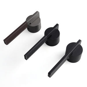 ओकली यूरोपीय शैली लक्जरी जस्ता मिश्र धातु काले भूरे रंग का सीधा बार दरवाजा दरवाजा लॉक हार्डवेयर इंटीरियर डोर हैंडल - Product Image 2