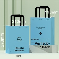 Sacs en papier kraft créatifs portables en gros pour l'emballage de thé, de boissons, de lait, de produits de boulangerie et de plats à emporter
