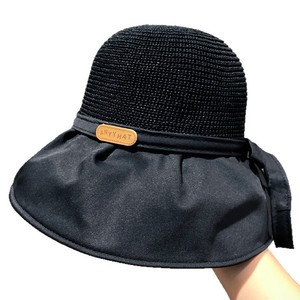 Sombrero de pescador para mujer, transpirable, de algodón, plegable, protección solar, para viajes al aire libre, playa, vacaciones, color sólido. - Product Image 5