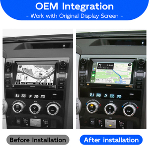 Kit d'interface de module décodeur sans fil Apple CarPlay Android Auto pour Toyota Sequoia SR5 Limited Platinum - Product Image 2