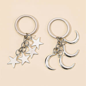 <span class=keywords><strong>Amazon</strong></span> explosif alliage <span class=keywords><strong>couple</strong></span> <span class=keywords><strong>porte</strong></span>-clés étoile et lune Saint Valentin <span class=keywords><strong>porte</strong></span>-clés voiture <span class=keywords><strong>porte</strong></span>-clés pendentif - Product Image 1