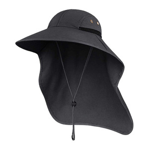 Chapeau de pêcheur décontracté d'été à large bord pour hommes et femmes, protection UV, pour la pêche, la randonnée et l'alpinisme, vente en gros - Product Image 5