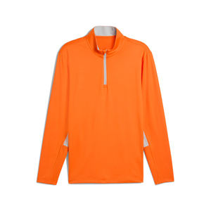 Pull-over personnalisé à fermeture éclair et quart de corps Sweat-shirt de golf brodé à manches longues et col montant Vêtements de plein air pour le printemps - Product Image 6