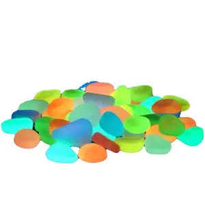 Luminoso sabbia giardino acquario ghiaia luminosa pavimentazione pietre giocattolo fluorescenti per la promozione
