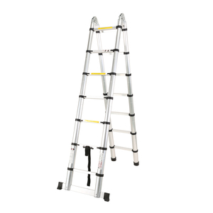 6 + 6 hai mặt kính thiên văn Thang giàn giáo bộ phận có thể gập lại nhanh nhẹn gác mái Thụy Điển hộ gia đình mở rộng thang - Product Image 2