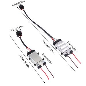 1 paire de modules de commande de ventilateur de refroidissement du moteur de voiture, unité de résistance du radiateur de liquide de refroidissement, assemblage avant gauche et droit 4F0910501 pour Audi A6 - Product Image 3