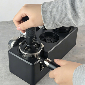 Station de tamping pour expresso à hauteur réglable, pour portafiltres de 51/53/58 mm, organisateur d'outils à café - Product Image 6