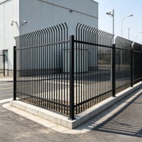 Transformers Station Perimeterhekwerksysteem, buisvormig stalen hekwerk, anti-diefstal ontwerp, hoogbeveiligde beschermende omheining