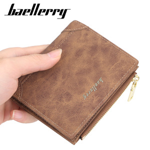 กระเป๋าสตางค์แบบสั้นสำหรับผู้ชาย Baellerry สีดำ กระเป๋าใส่เหรียญแบบมีซิป กระเป๋าสตางค์อเนกประสงค์ทันสมัย - Product Image 5