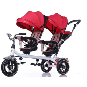 Bicicleta con <span class=keywords><strong>paraguas</strong></span> para niños, triciclo para bebés, gemelos - Product Image 1