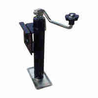 Crics de nivellement de remorque à jambe de chute robuste à vent latéral en acier inoxydable Cheval hydraulique électrique 2000 Lbs le cric de remorque ultime