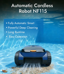 Aspiradora Automática Inalámbrica <span class=keywords><strong>para</strong></span> Piscinas Exteriores con Bolsa <span class=keywords><strong>de</strong></span> <span class=keywords><strong>Filtro</strong></span> Ultrafina, Robot <span class=keywords><strong>de</strong></span> Limpieza Ecológico <span class=keywords><strong>para</strong></span> Eliminar <span class=keywords><strong>Arena</strong></span> y Lodo, 3 Horas <span class=keywords><strong>de</strong></span> Autonomía - Product Image 2