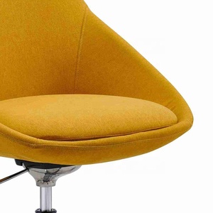 Chaise de bureau ergonomique moderne avec dossier réglable et fonction pivotante Mobilier de salon de beauté Mobilier de réception Chaise en tissu - Product Image 5