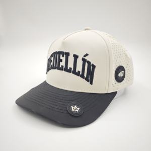 Casquettes de baseball unisexes originales avec logo brodé, ajustables, 5 panneaux, en tissu Dobby à pois léopard, chapeaux de golf personnalisés - Product Image 4