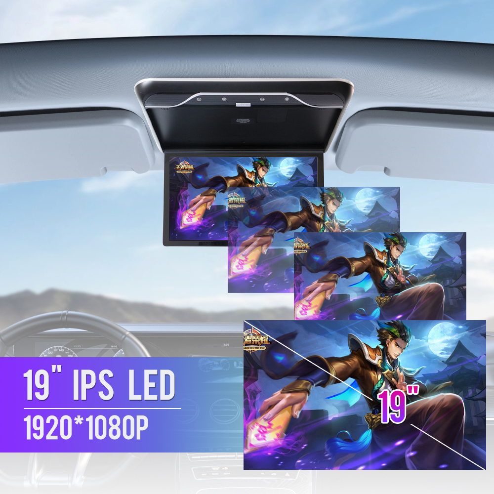 マウントプラスCM344 フリップダウンTVとモニタールーフ天井マウント | 23~55インチフラットTVに対応 | VESA互換200x200、400x400 | 高さ調整可能 | 傾斜ルーフ Mount Plus CM344 フリップダウンテレビとモニタールーフ天井マウント