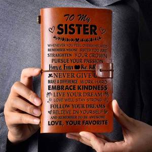 Libreta de Direcciones Espiral A3 de Alta Calidad con Cubierta de Cuero Grabada Personalizable, 80 Hojas, para Promoción - Product Image 2