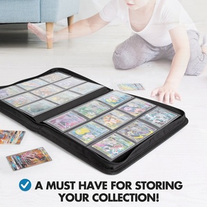 PU Pokemoned Album pour cartes de baseball Top-Loader 9 classeurs de poche avec <span class=keywords><strong>couverture</strong></span> en PVC - Product Image 6