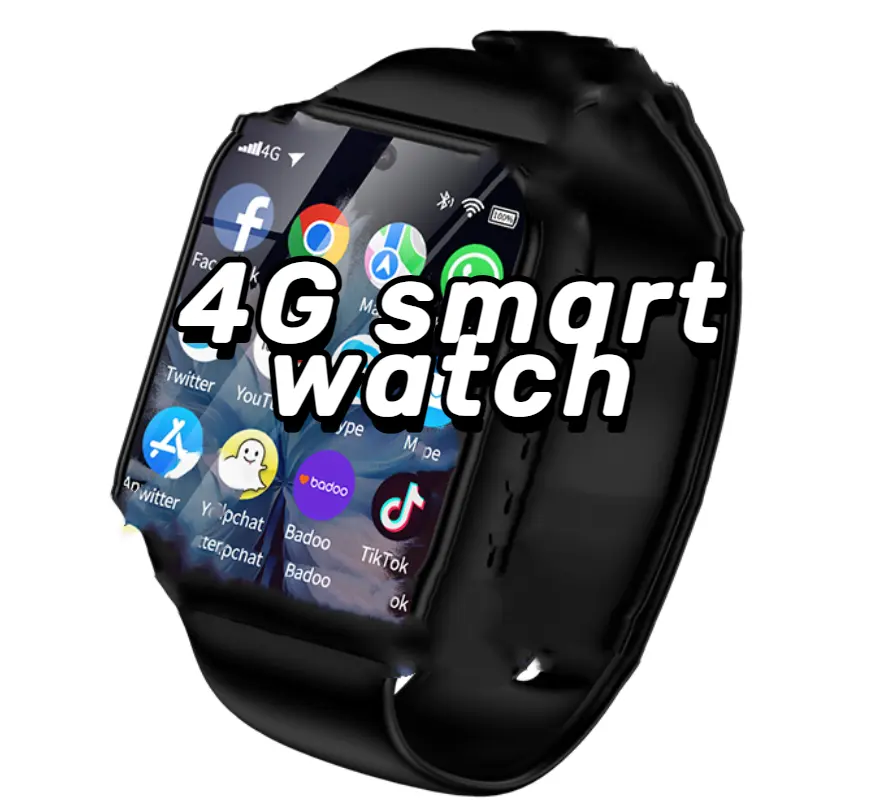 Jam tangan pintar 4G, jam tangan pintar android, slot kartu sim, kamera, panggilan Video, GPS + LBS + WiFi, toko bermain SOS, Unduh Aplikasi browser