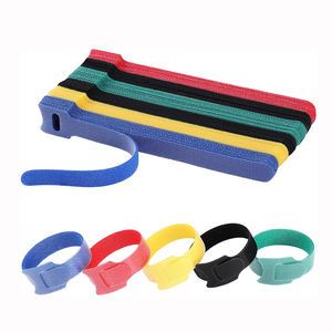 Tùy chỉnh kích thước Nylon polyester tái sử dụng quan hệ cáp móc và vòng lặp buộc dây đeo Cáp đầy màu sắc tái sử dụng trở lại dây đeo - Product Image 5