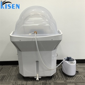 อ่างสระผมเคลื่อนที่ KISEN รุ่นทันสมัย ไม่ต้องติดตั้งระบบประปา พร้อมถังเก็บน้ำ 60 ลิตร ระบบหมุนเวียนน้ำ และระบบอบไอน้ำ - Product Image 4