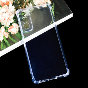 Custodia per telefono <span class=keywords><strong>trasparente</strong></span> antiurto per <span class=keywords><strong>Samsung</strong></span> Galaxy S24 S23 <span class=keywords><strong>FE</strong></span> S22 Ultra S21 <span class=keywords><strong>S20</strong></span> S10 S9 S8 <span class=keywords><strong>Cover</strong></span> in Silicone <span class=keywords><strong>trasparente</strong></span> TPU 1.5mm - Product Image 2