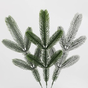 Accesorios para Coronas de Navidad Ramas de Pino Agujas de Pino de Plástico Navideñas Planta Verde Artificial Decoración al por Mayor - Product Image 4