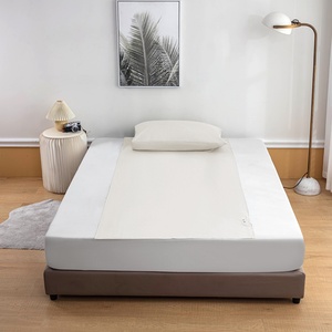 Drap plat doux imprimé respirant antibactérien à motif brodé pour usage domestique, hospitalier et hôtelier, pour mise à la terre, ajusté et plat - Product Image 3