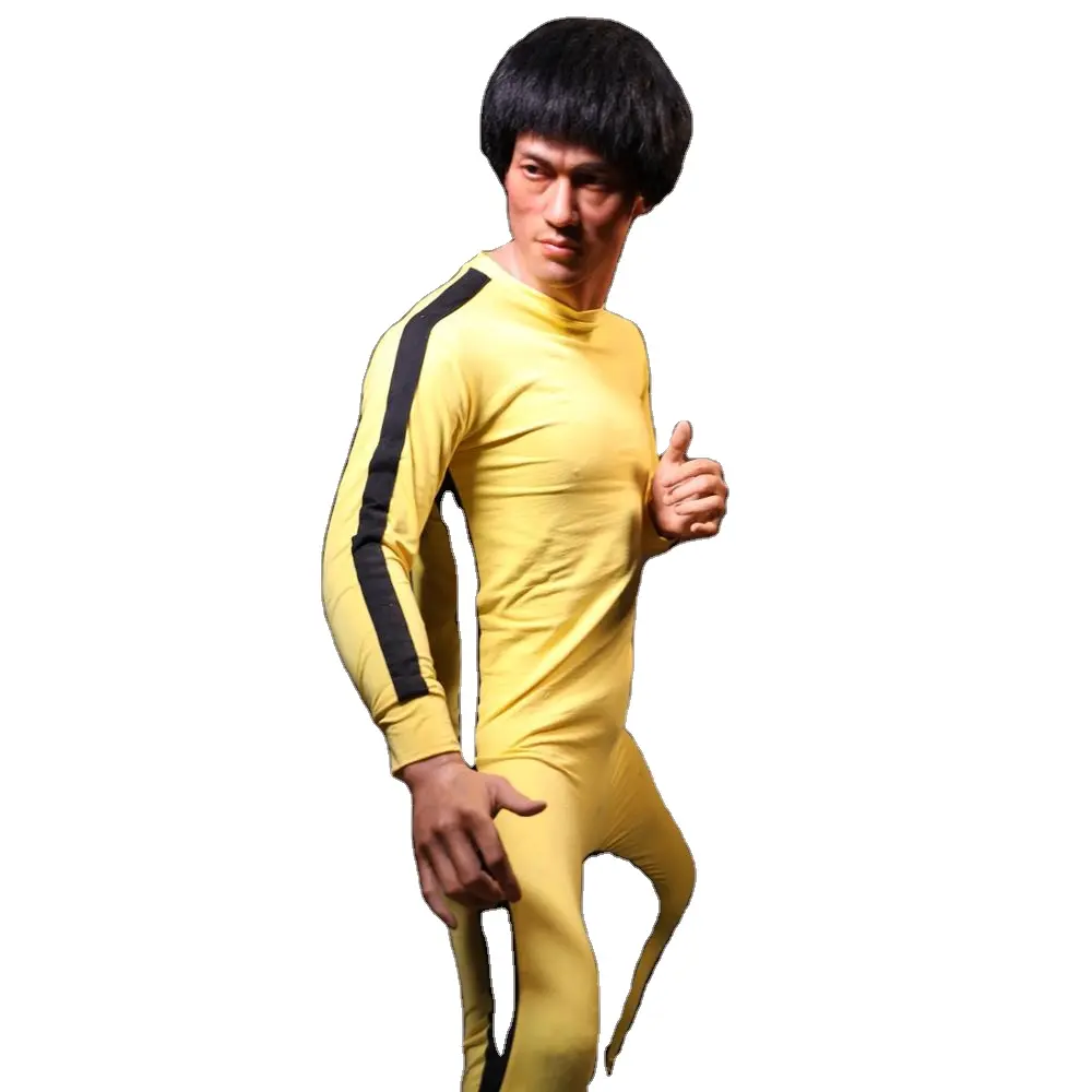 Chinese Kung-fu Star Life Size Silicone Wax Statue For Sale