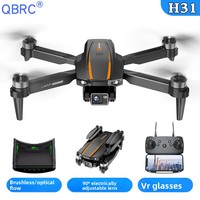 H31 Drone sans balais télécommandé avec lunettes VR pour photographie aérienne HD, transmission vidéo en direct, longue autonomie, livraison aux États-Unis en 7 jours