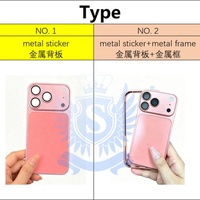 Casing Full Body 360 Anti Gores Magnetik, Upgrade Cover Belakang Aluminium Matte Grosir Bingkai Logam untuk 12/13/14/15/16/17