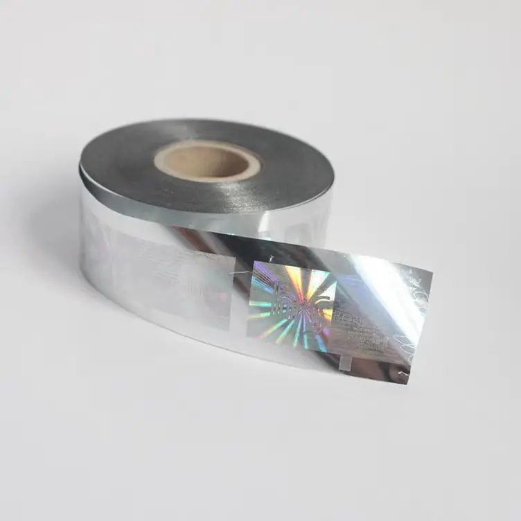 Custom אנטי 3d הולוגרמה OEM מדבקת מתכת ניקל תווית אבטחת חלל הולוגרפית עבור מוצרי טיפוח עור