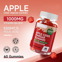 Gummies au vinaigre de cidre de pomme, probiotiques, magnésium, créatine, vitamines, somnifiques, nootropiques, compléments alimentaires pour la santé, l'énergie, le bien-être