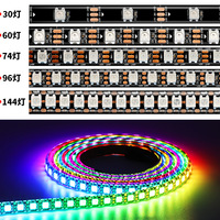 Huangtai ws2812b 5v dream colour led strip 2 ans de garantie rgb ws2812 rgbic adressable ws2812b led strip